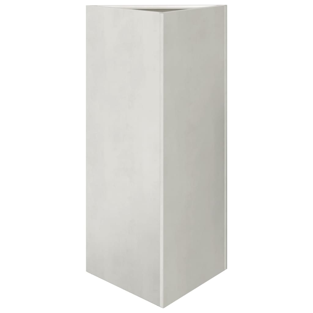 Vidaxx plantekasse trekant 40x34,5x70 cm rustfrit stål