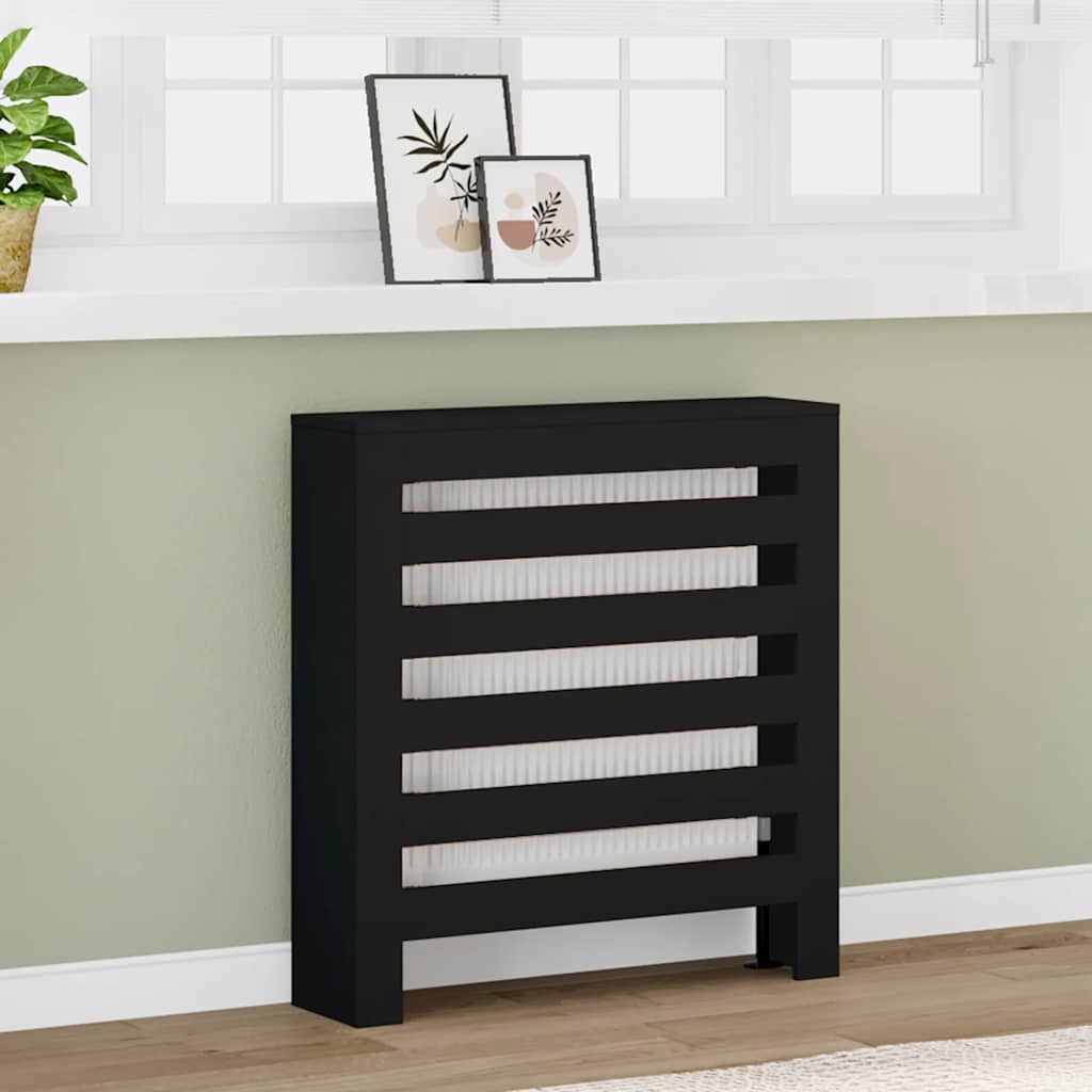 Vidaxx radiatorhus 78x20x82 cm færdig træ sort