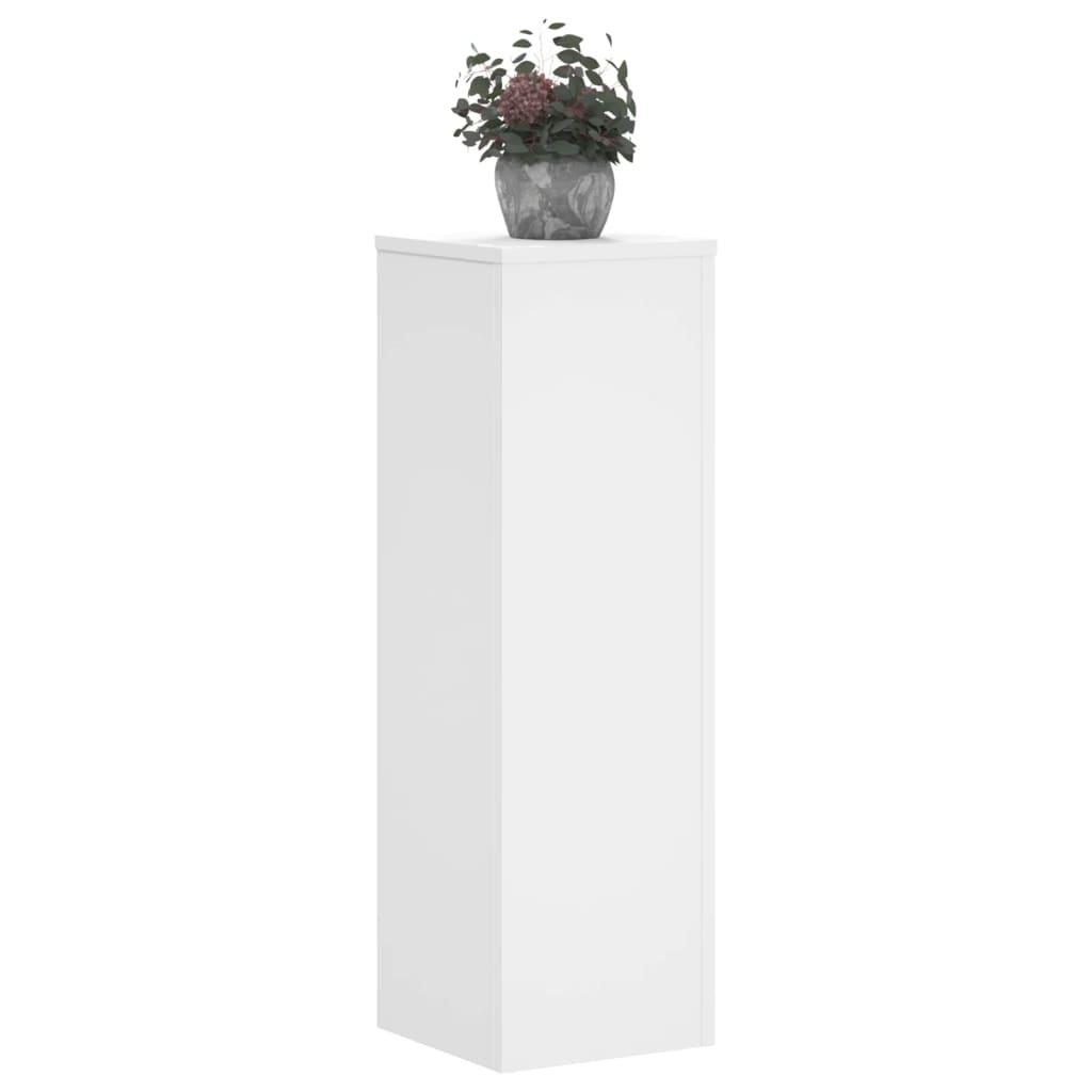 Vidaxx plantestativer 2 stk 25x25x80 cm konstrueret træ hvid