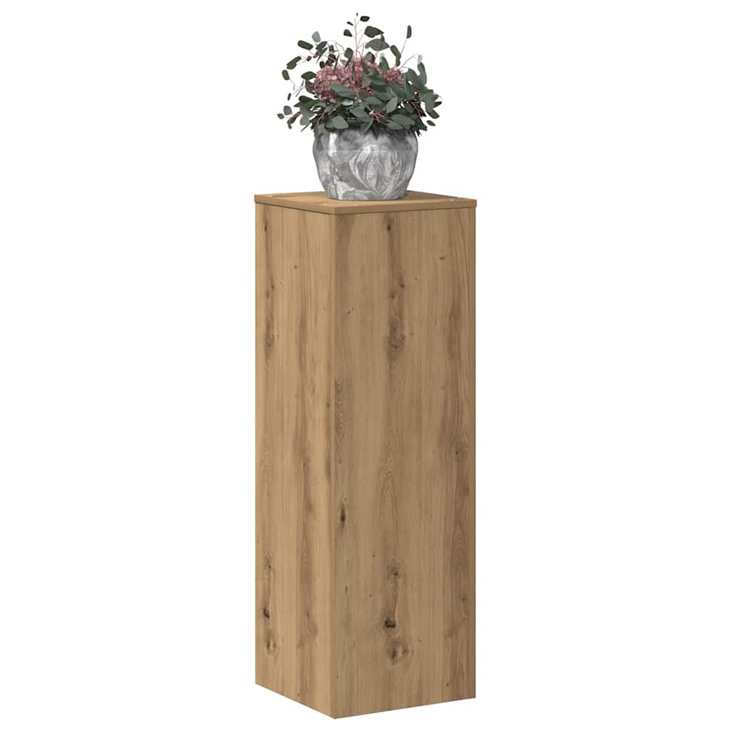 Vidaxx plantestativ 33x33x100 cm udformet træ, håndværksmæssig eg