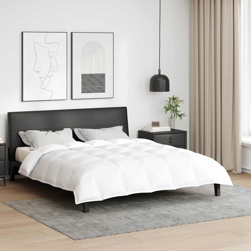 Vidaxl 2-in-1 dekbed wit 200 x 220 cm veren