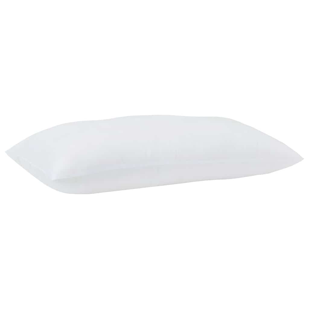 Vidaxl hoofdkussen met kussen wit 61 x 41 x 20 cm polyester