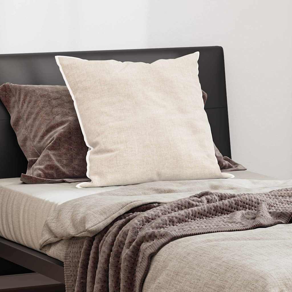 Vidaxl hoofdkussen met kussen wit 61 x 41 x 20 cm polyester