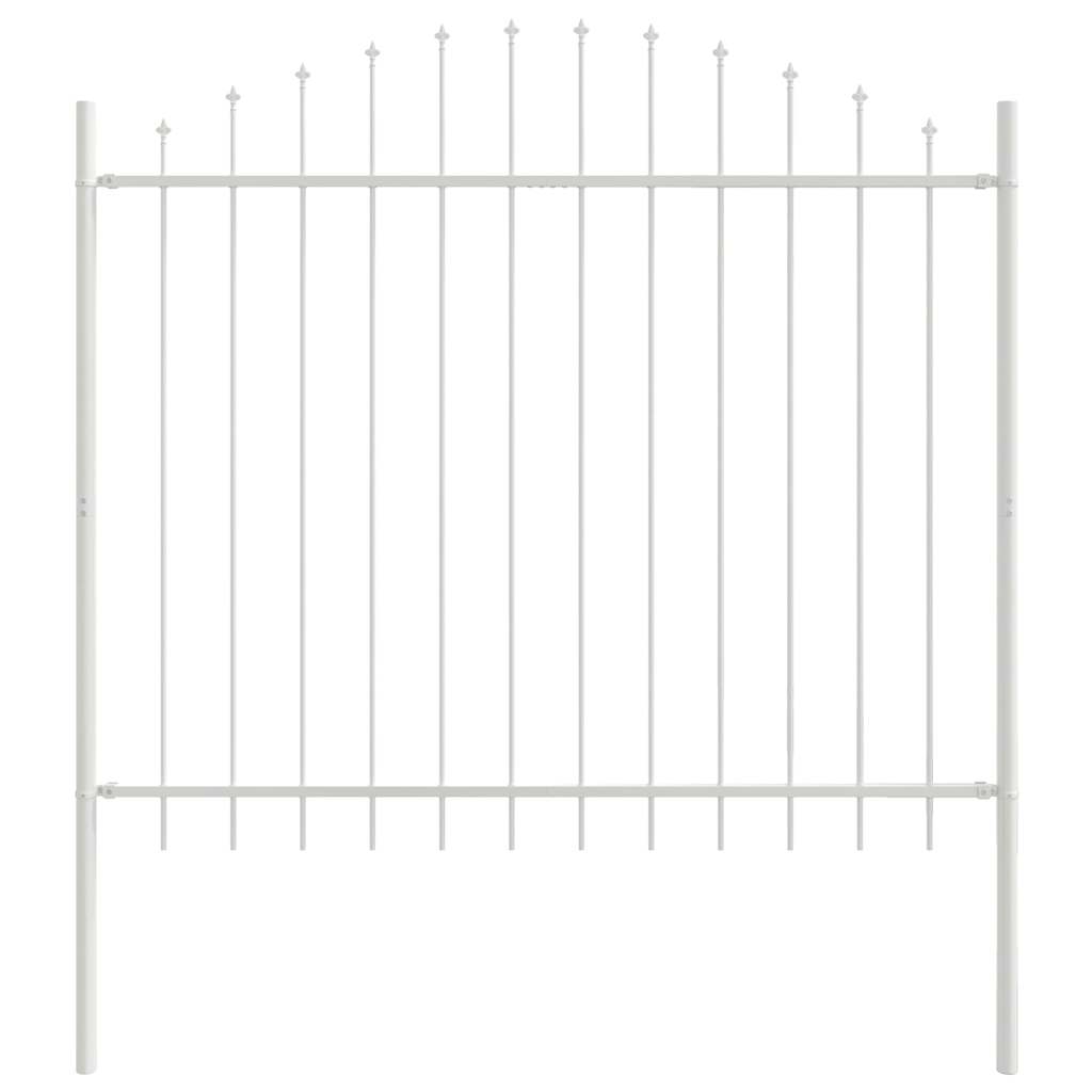 Vidaxl tuinhek wit 170 x 165 cm gepoedercoat staal