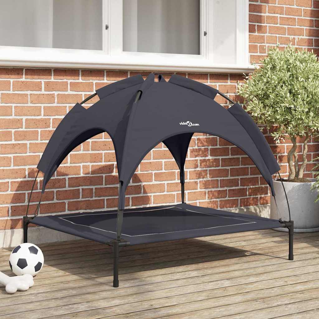 Vidaxl hondenbed zwart 90 x 81 x 80,5 cm staal