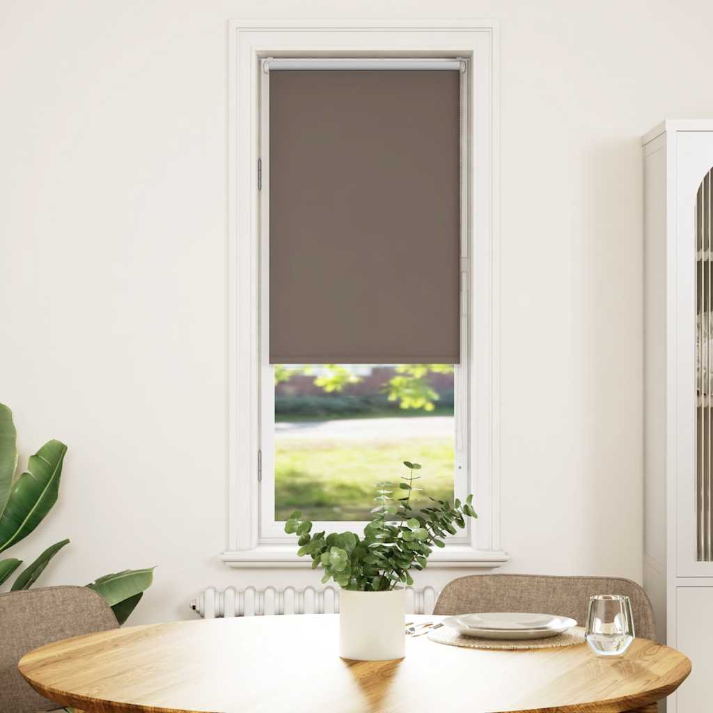 Vidaxl rolgordijn verduisterend koffie 40x130 cm stofbreedte 35,7 cm