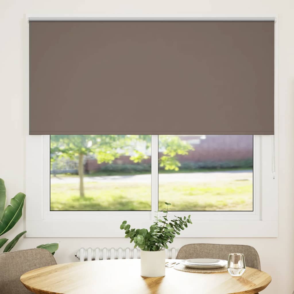 Vidaxl rolgordijn verduisterend koffie 160x150 cm stofbreedte 156,6 cm