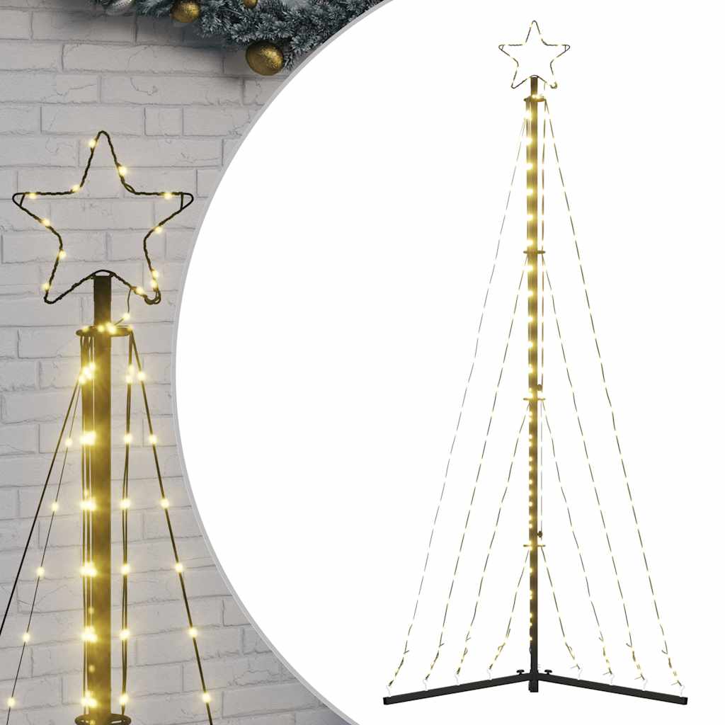 Vidaxxl LED juletræ 339 LEDs varm hvid 182 cm