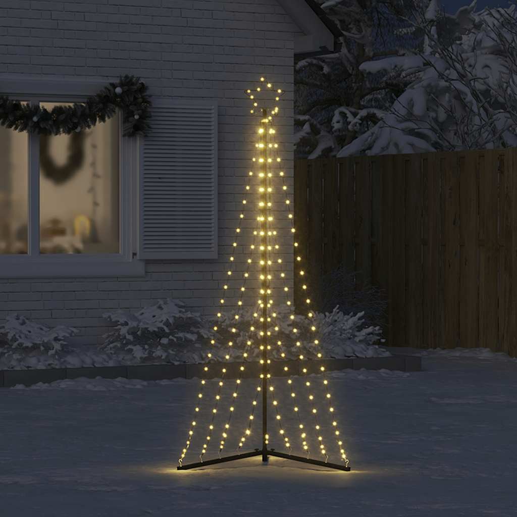 Vidaxxl LED juletræ 339 LEDs varm hvid 182 cm