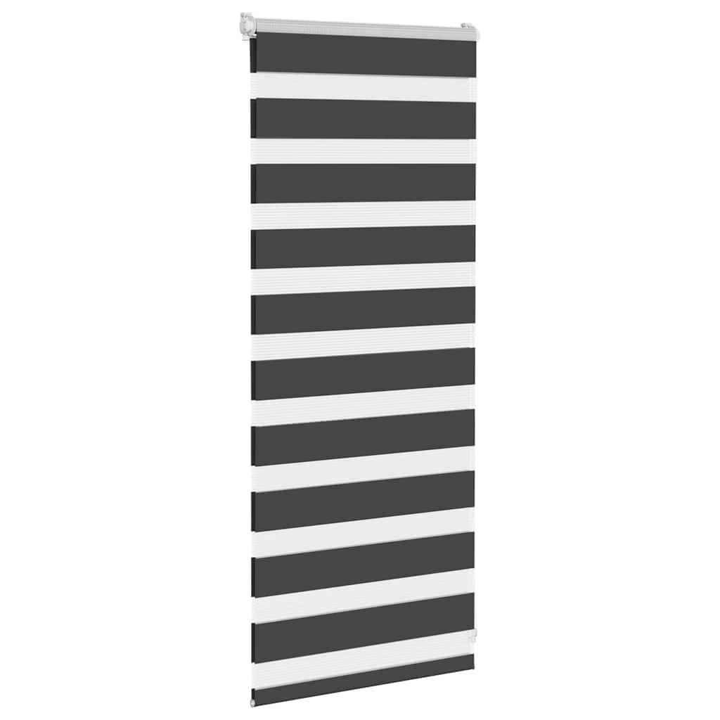 VidaXL zebra rullegardin 60x100 cm stofbredde sort 55,9 cm