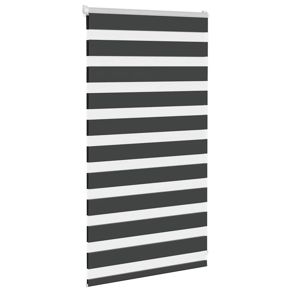 Vidaxx zebra rullegardin 90x100 cm stofbredde 85,9 cm sort