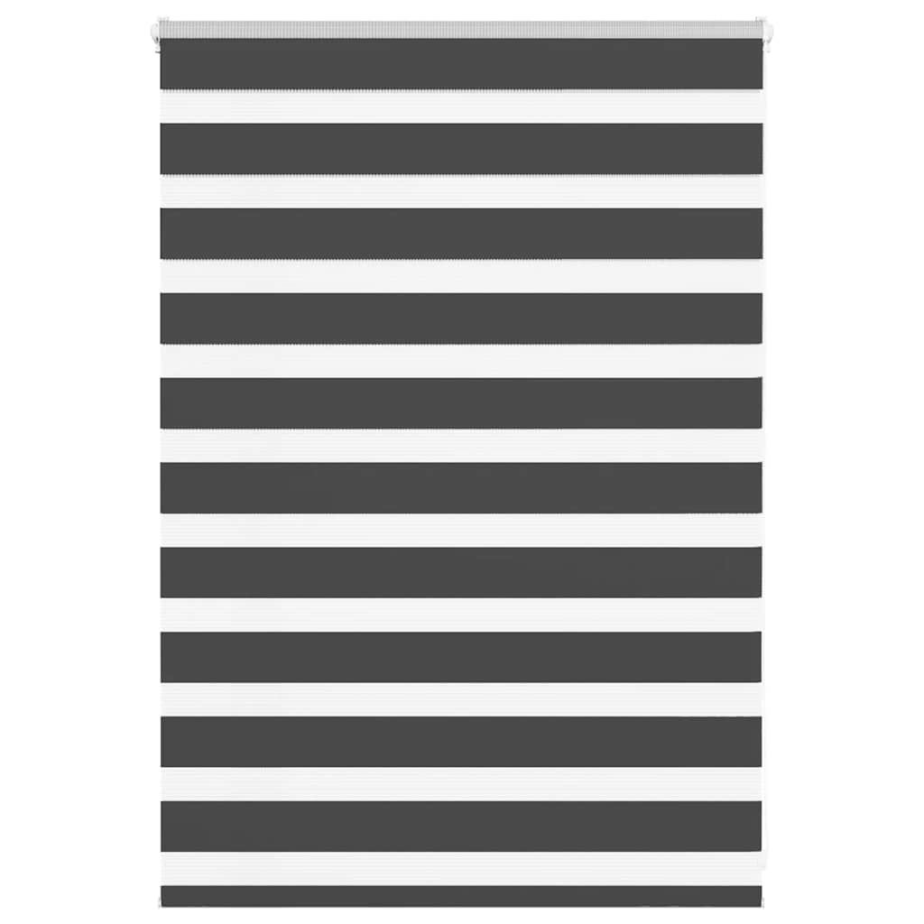 VidaXL zebra rullegardin 100x100 cm stofbredde 95,9 cm sort
