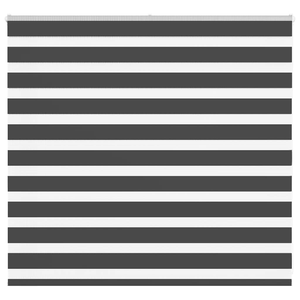 Vidaxx zebra rullegardin 155x100 cm stofbredde 150,9 cm sort