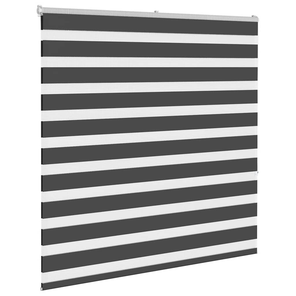 VidaXL zebra rullegardin 140x150 cm stofbredde 135,9 cm sort