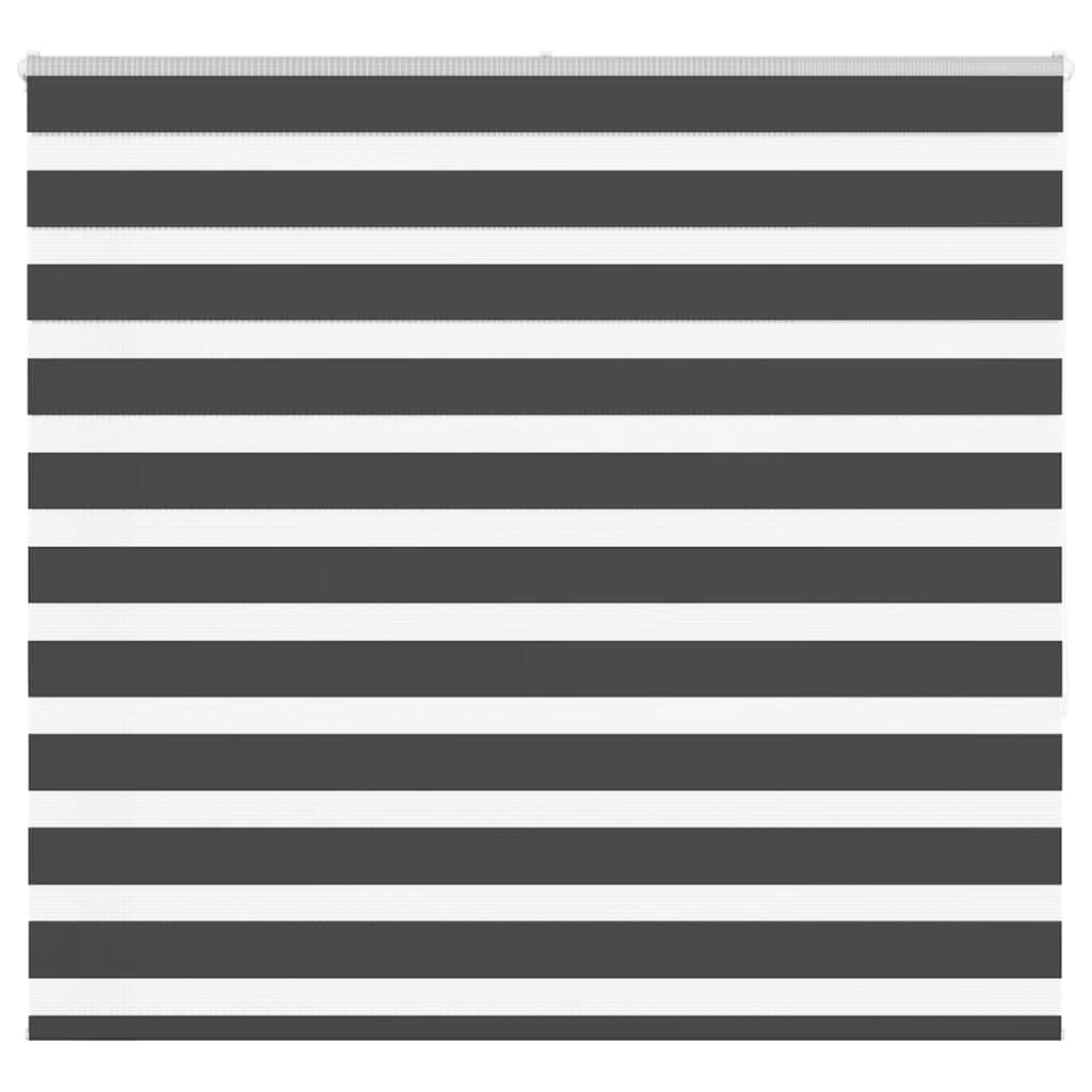 VidaXL zebra rullegardin 160x150 cm stofbredde 155,9 cm sort