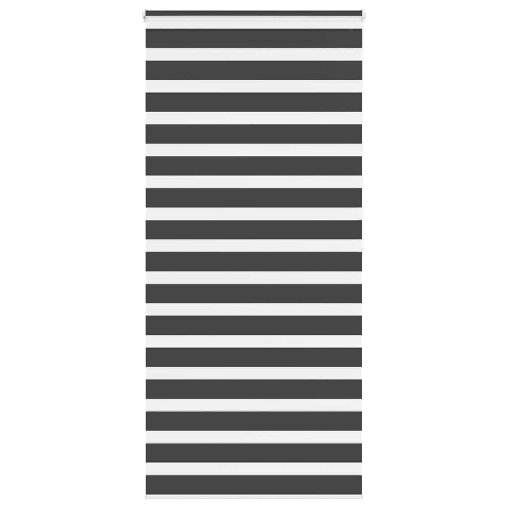VidaXL zebra rullegardin 105x200 cm stofbredde 100,9 cm sort