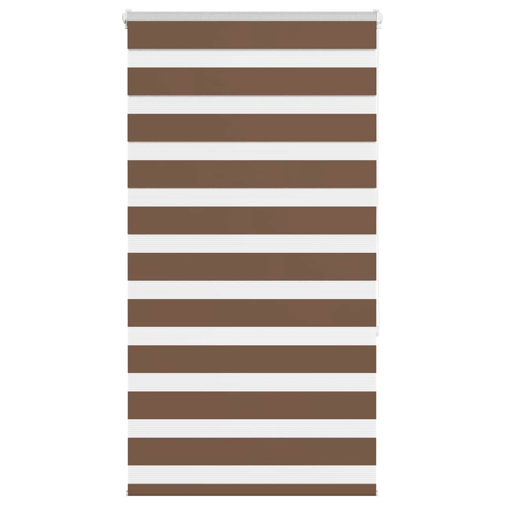 Vidaxx zebra rullegardin 85x150 cm stofbredde 80,9 cm polyester brun