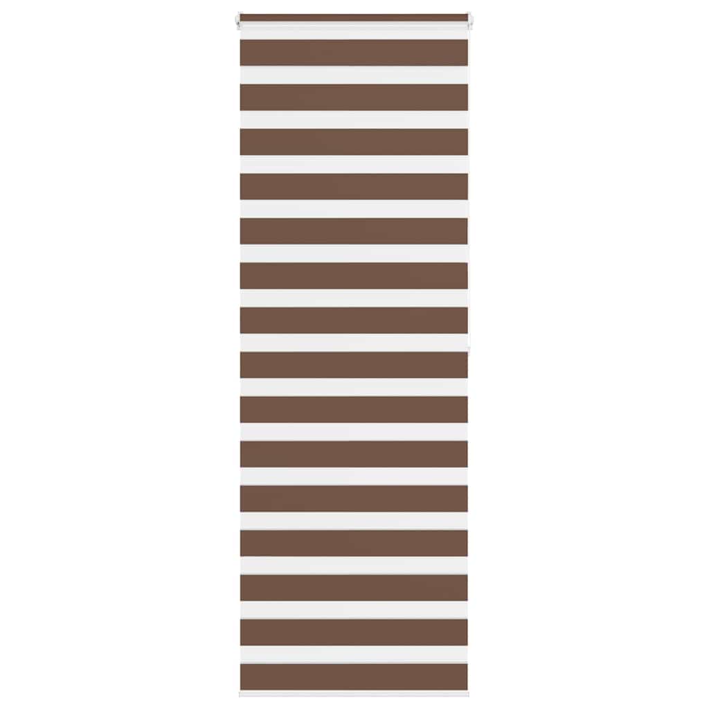 Vidaxx zebra rullegardin 90x200 cm stofbredde 85,9 cm polyester brun