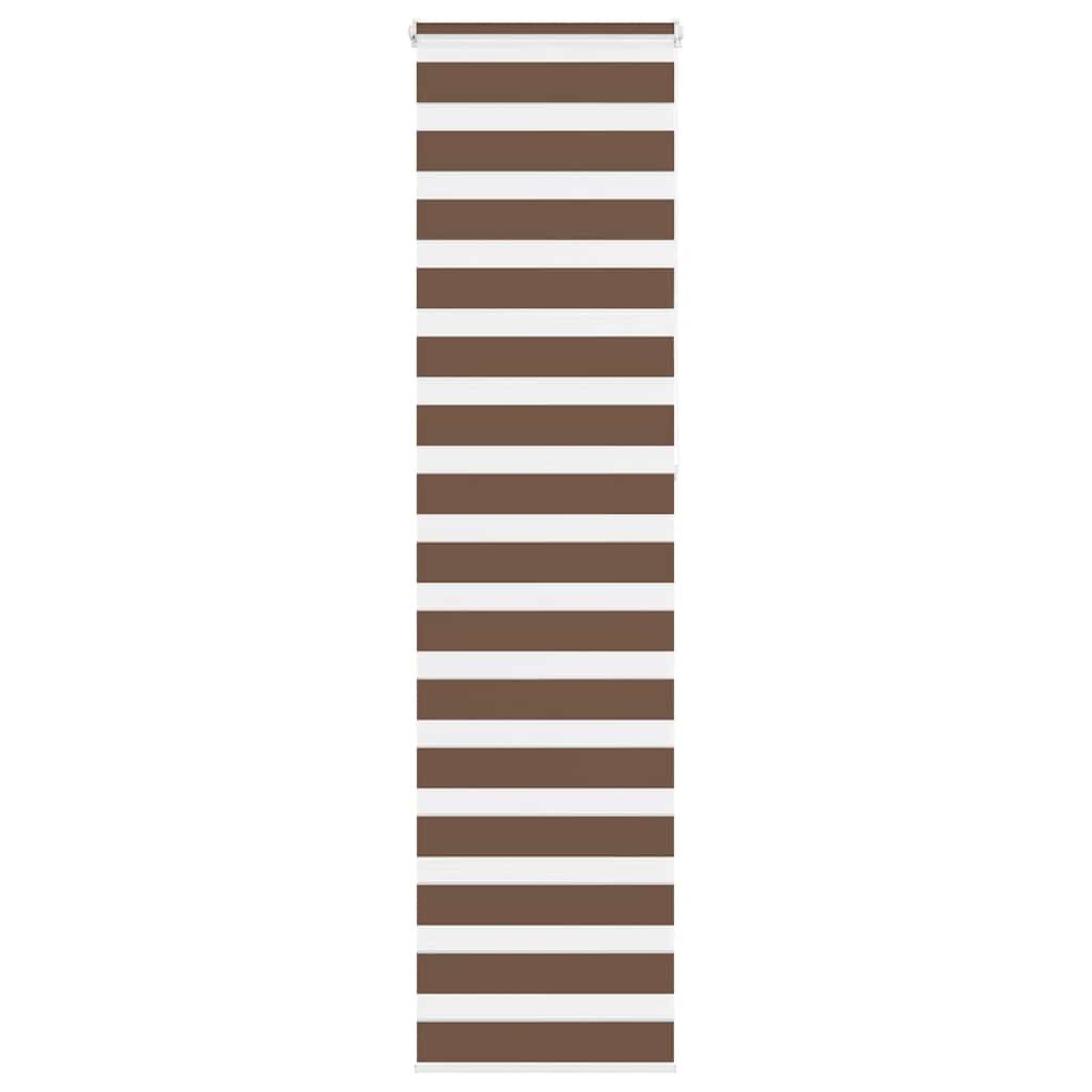 Vidaxx zebra rullegardin 55x230 cm stofbredde 50,9 cm polyester brun