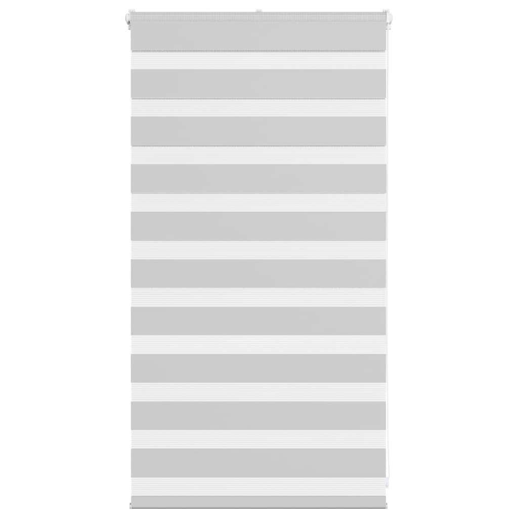 VidaXL zebra rullegardin 90x100 cm stofbredde 85,9 cm lysegrå