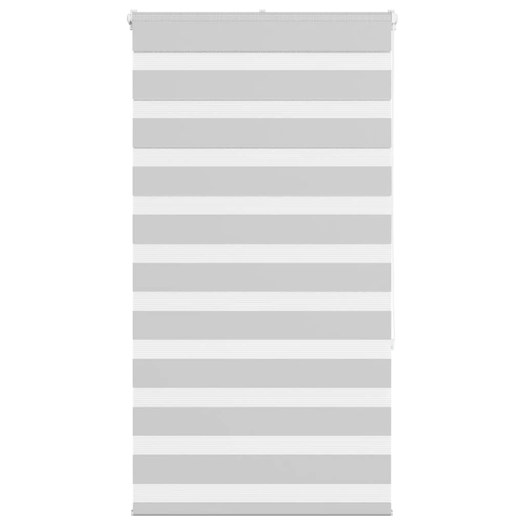 Vidaxx zebra rullegardin 90x150 cm stofbredde 85,9 cm lysegrå