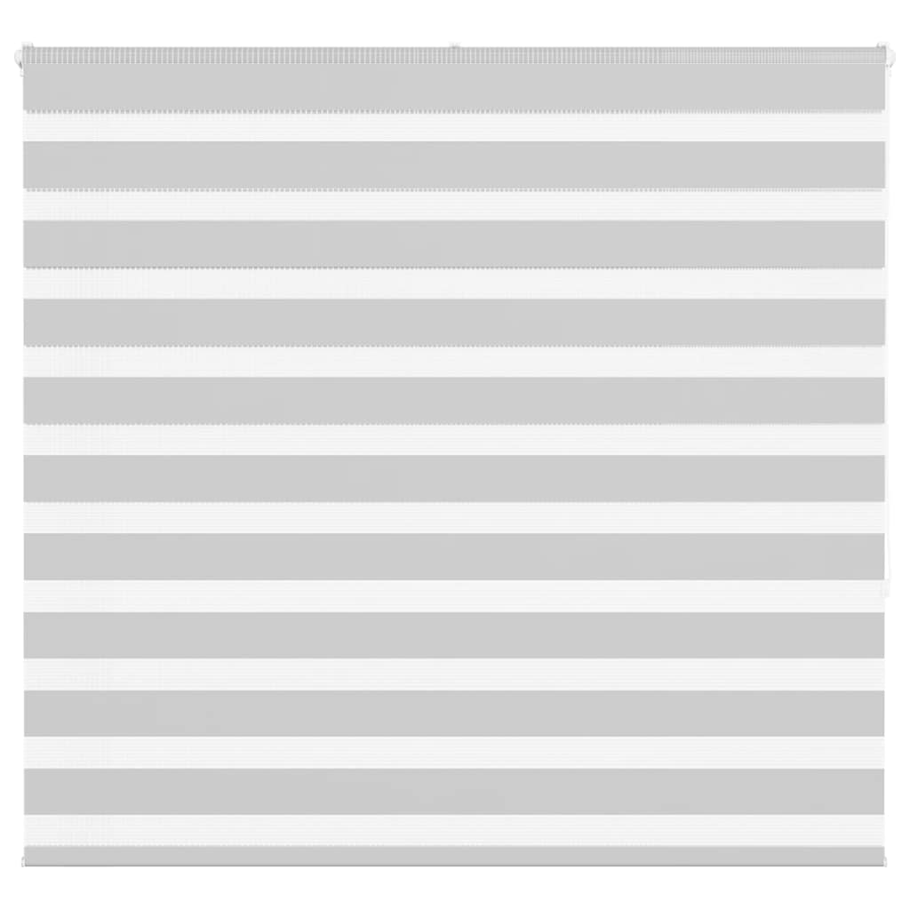 VidaXL zebra rullegardin 155x150 cm stofbredde 150,9 cm lysegrå