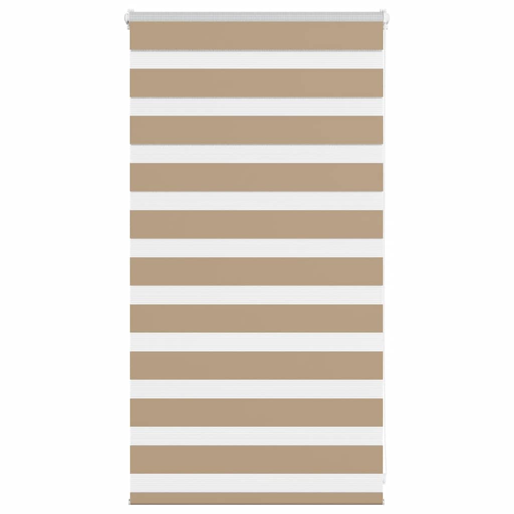 VidaXL zebragardin 75x100 cm stofbredde 70,9 cm polyester sandbrun