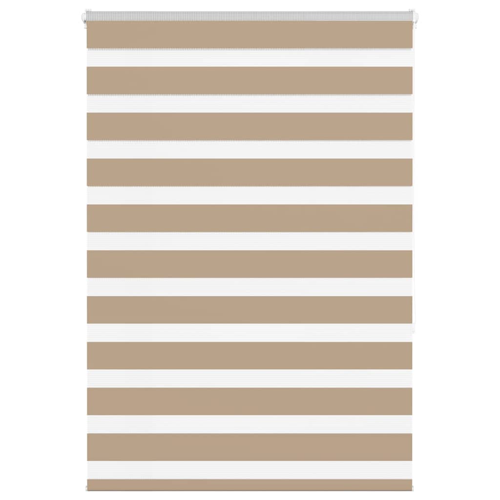 VidaXL zebragardin 95x150 cm stofbredde 90,9 cm polyester sandbrun