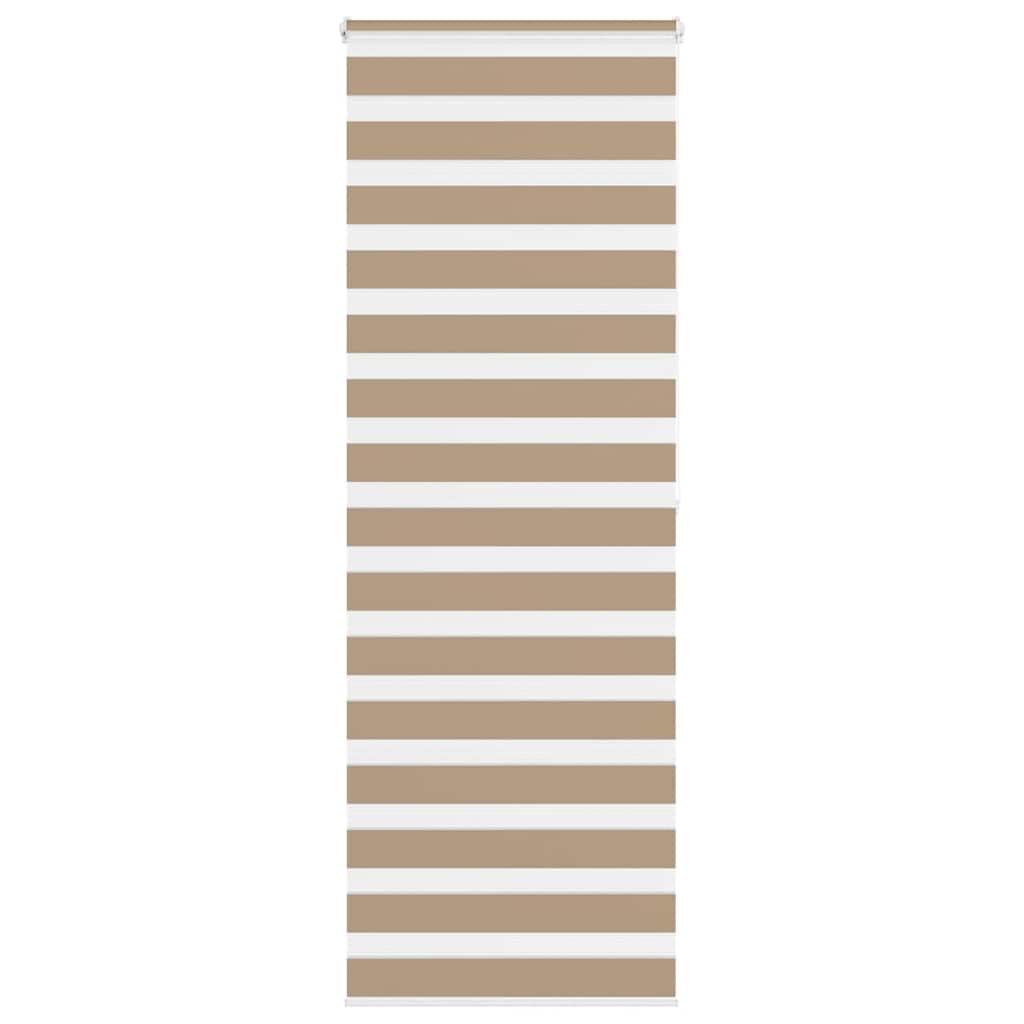VidaXL zebragardin 70x200 cm stofbredde 65,9 cm polyester sandbrun