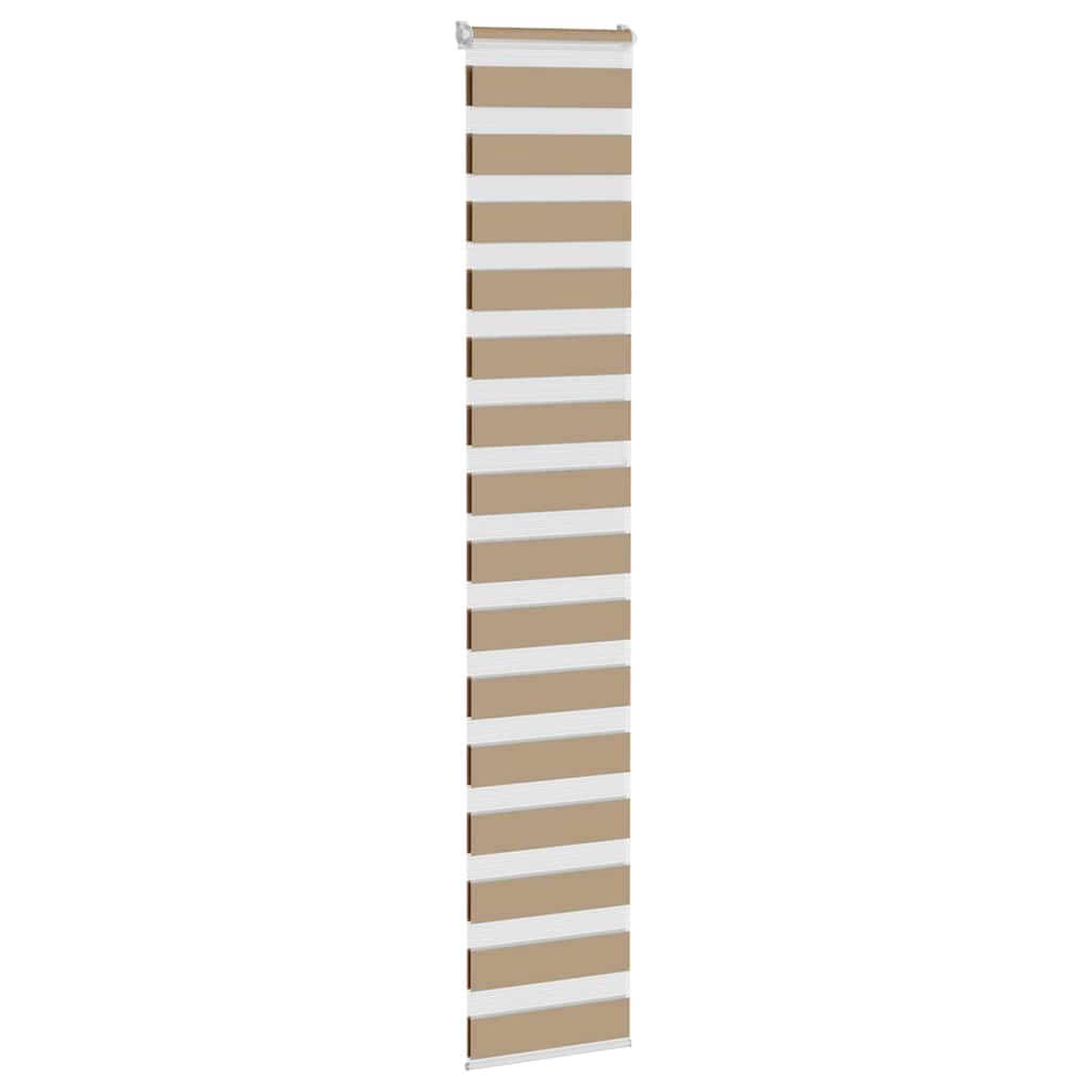 VidaXL zebragardin 40x230 cm stofbredde 35,9 cm polyester sandbrun
