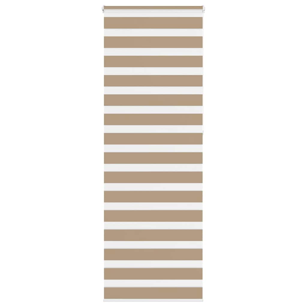 VidaXL zebragardin 80x230 cm stofbredde 75,9 cm polyester sandbrun