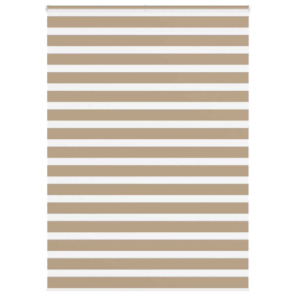 VidaXL zebragardin 160x230 cm stofbredde 155,9 cm polyester sandbrun