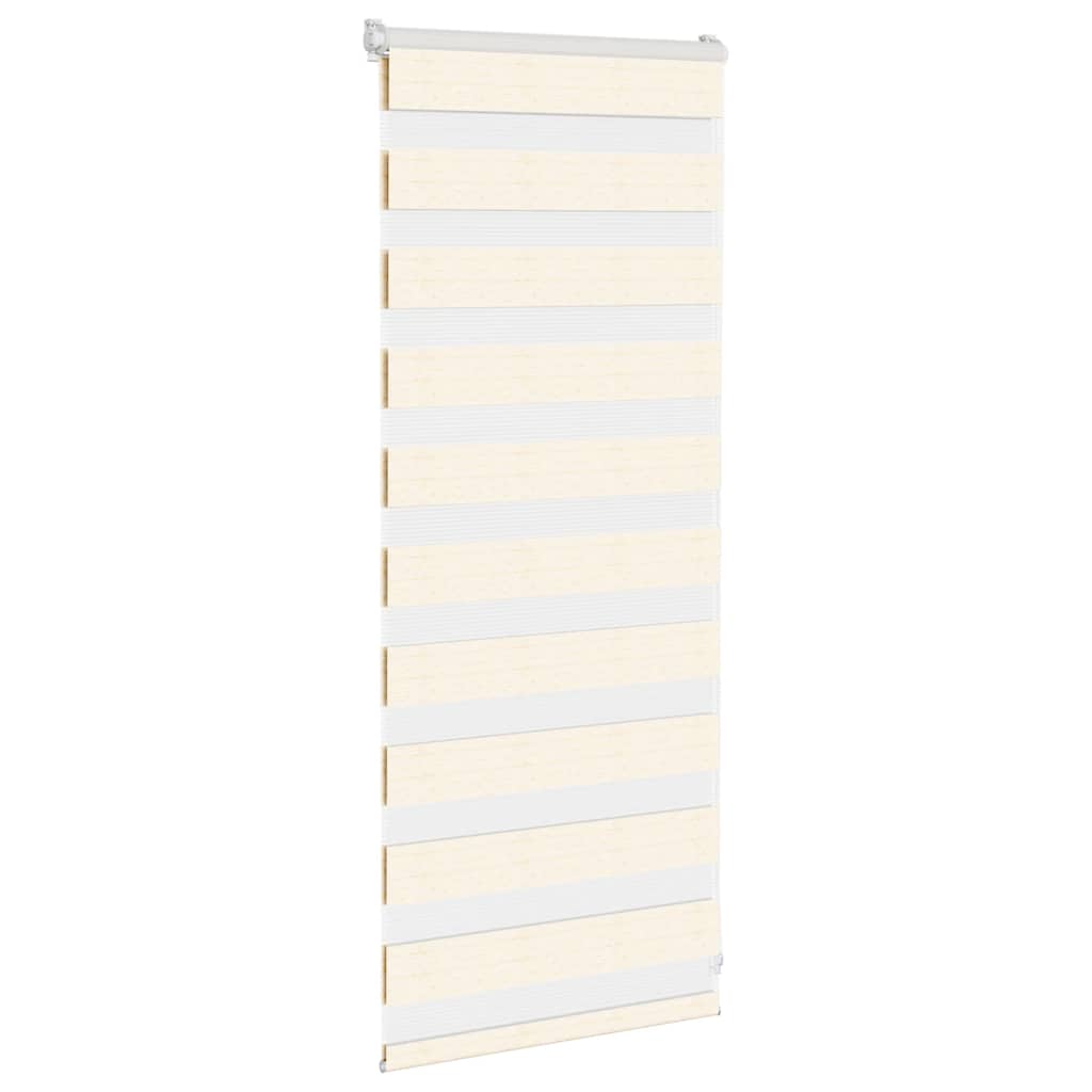 VidaXL zebra rullegardin 55x100 cm stof bredde 50,9 cm marmor beige