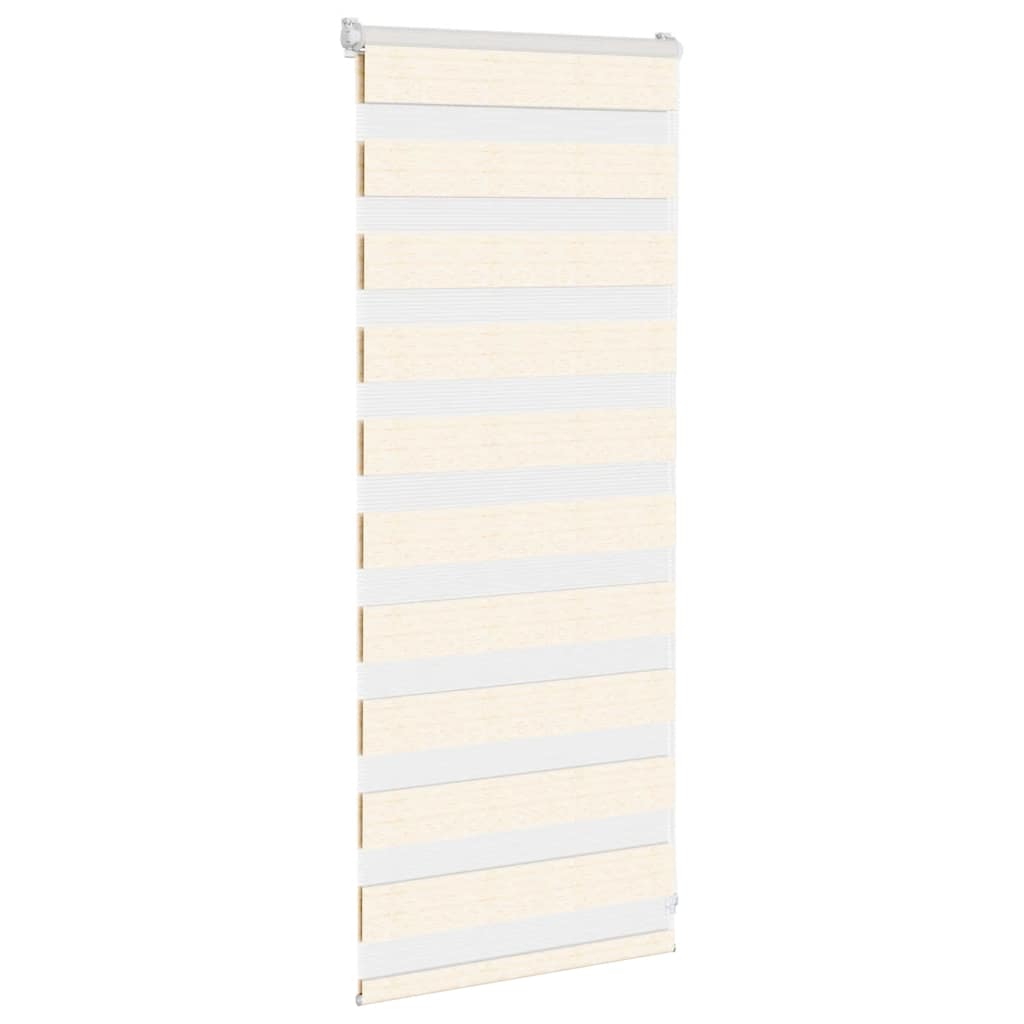 VidaXL zebra rullegardin 60x100 cm stof bredde marmor beige 55,9 cm