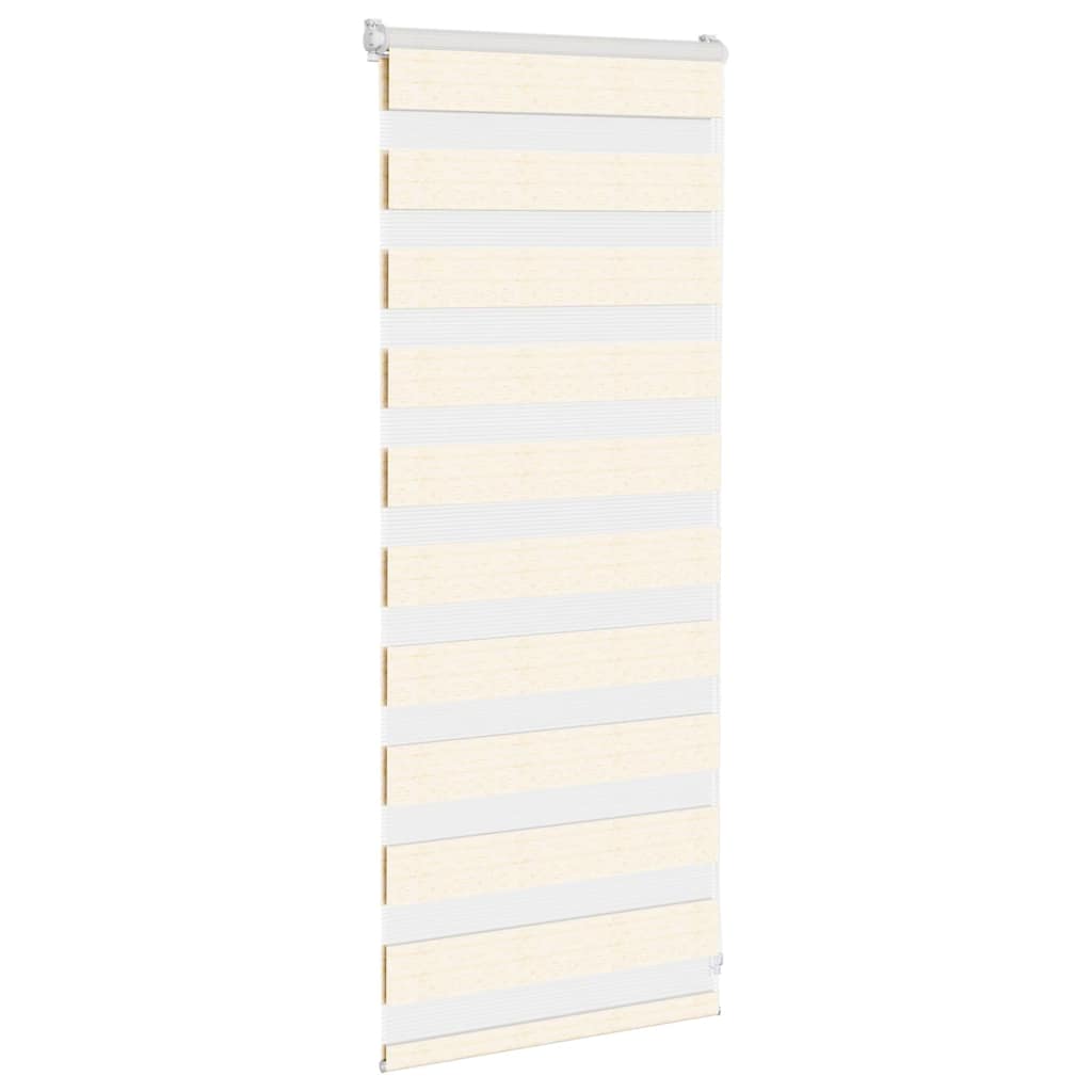 Vidaxx zebra rullegardin 65x100 cm stofbredde 60,9 cm marmor beige