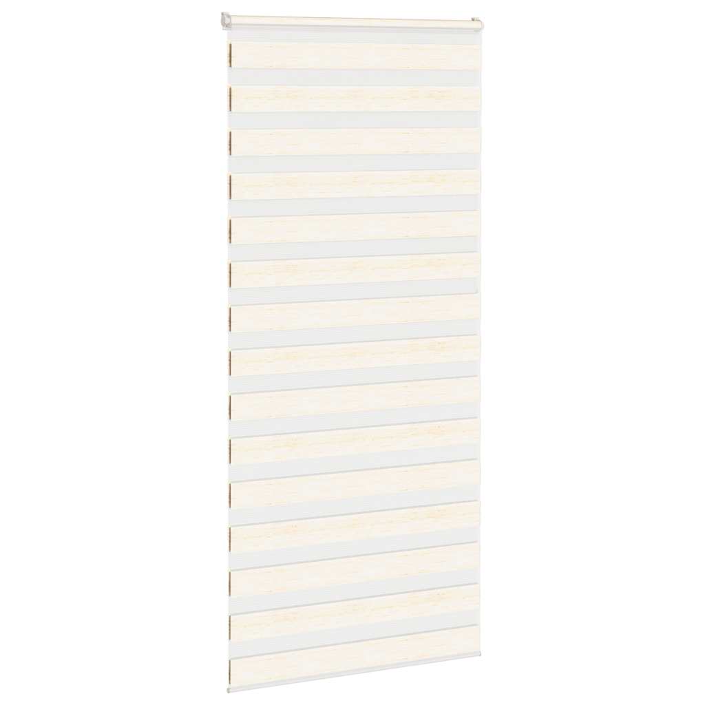 VidaXL zebra rullegardin 95x200 cm stof bredde 90,9 cm marmor beige