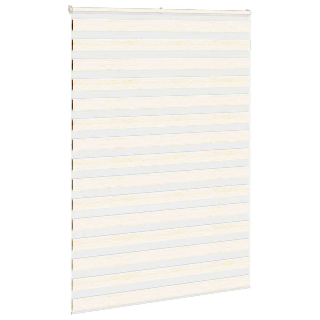 Vidaxx zebra rullegardin 160x200 cm stof bredde 155,9 cm marmor beige