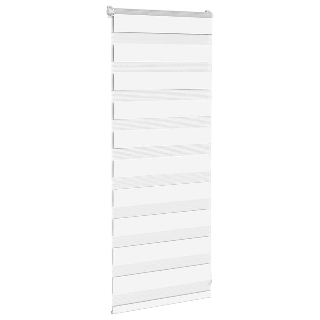 Vidaxx zebra rullegardin 60x100 cm stofbredde 55,9 cm polyester hvid