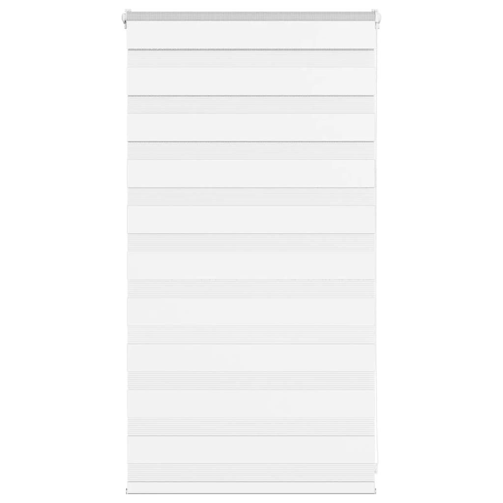 VidaXL zebragardin 70x100 cm stofbredde 65,9 cm polyester hvid