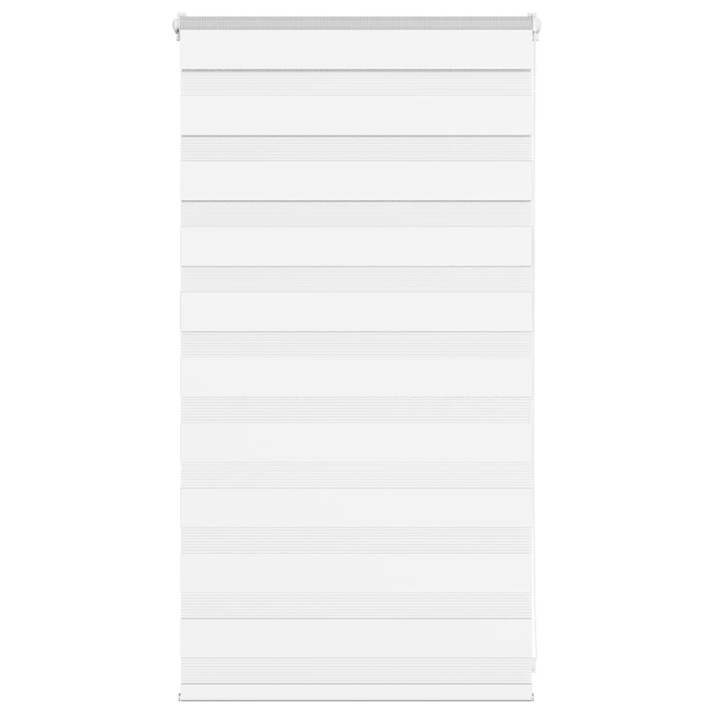 VidaXL zebragardin 75x100 cm stofbredde 70,9 cm polyester hvid