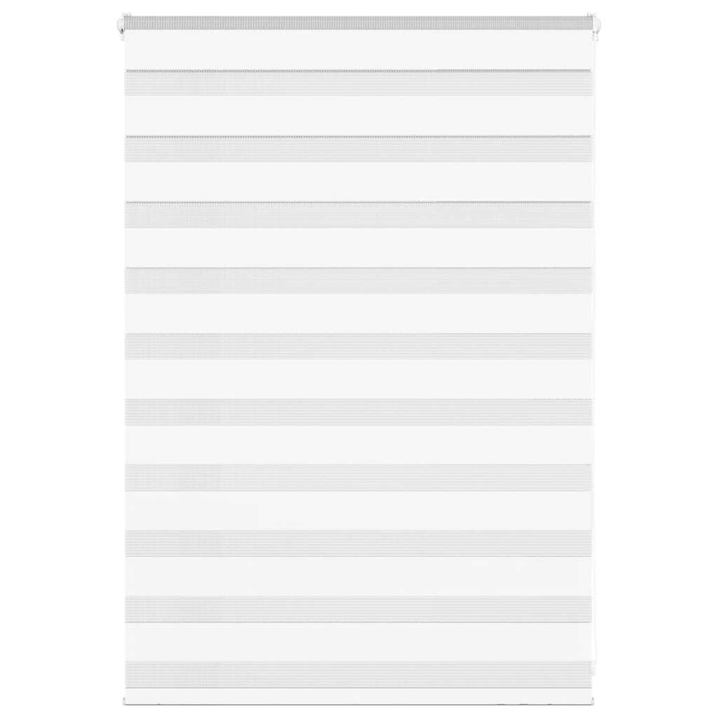 VidaXL zebragardin 100x100 cm stofbredde 95,9 cm polyester hvid