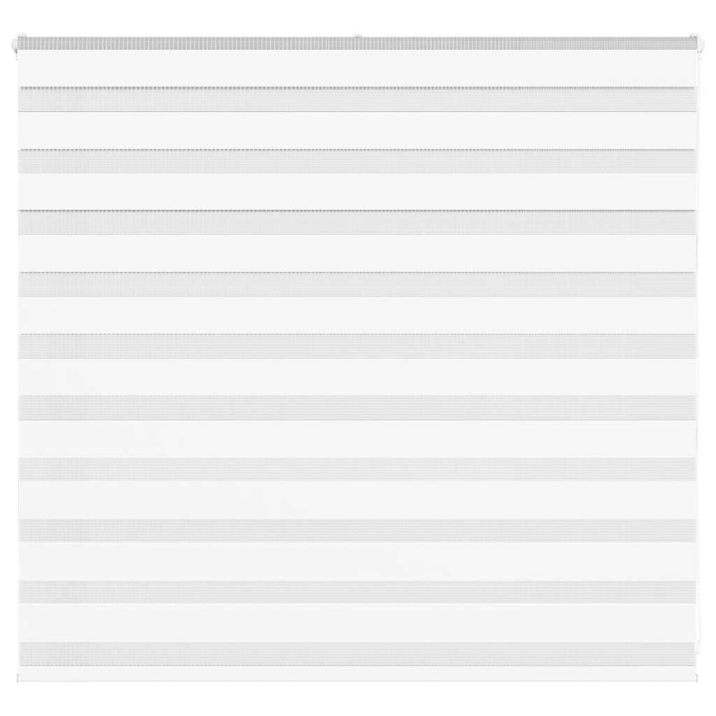 VidaXL zebragardin 155x100 cm stofbredde 150,9 cm polyester hvid