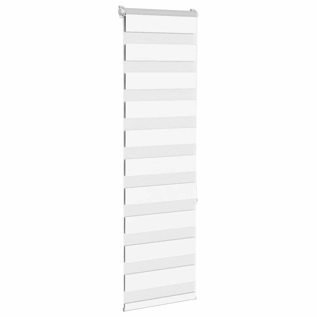 Vidaxx zebra rullegardin 45x150 cm stofbredde 40,9 cm polyester hvid