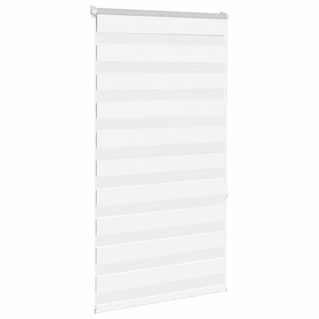 Vidaxx zebra rullegardin 85x150 cm stofbredde 80,9 cm polyester hvid
