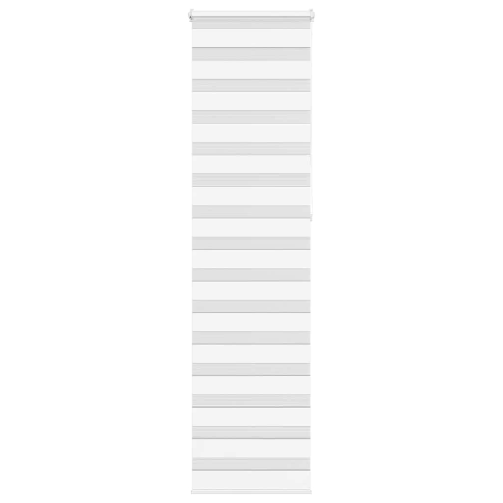Vidaxx zebra rullegardin 65x230 cm stofbredde 60,9 cm polyester hvid