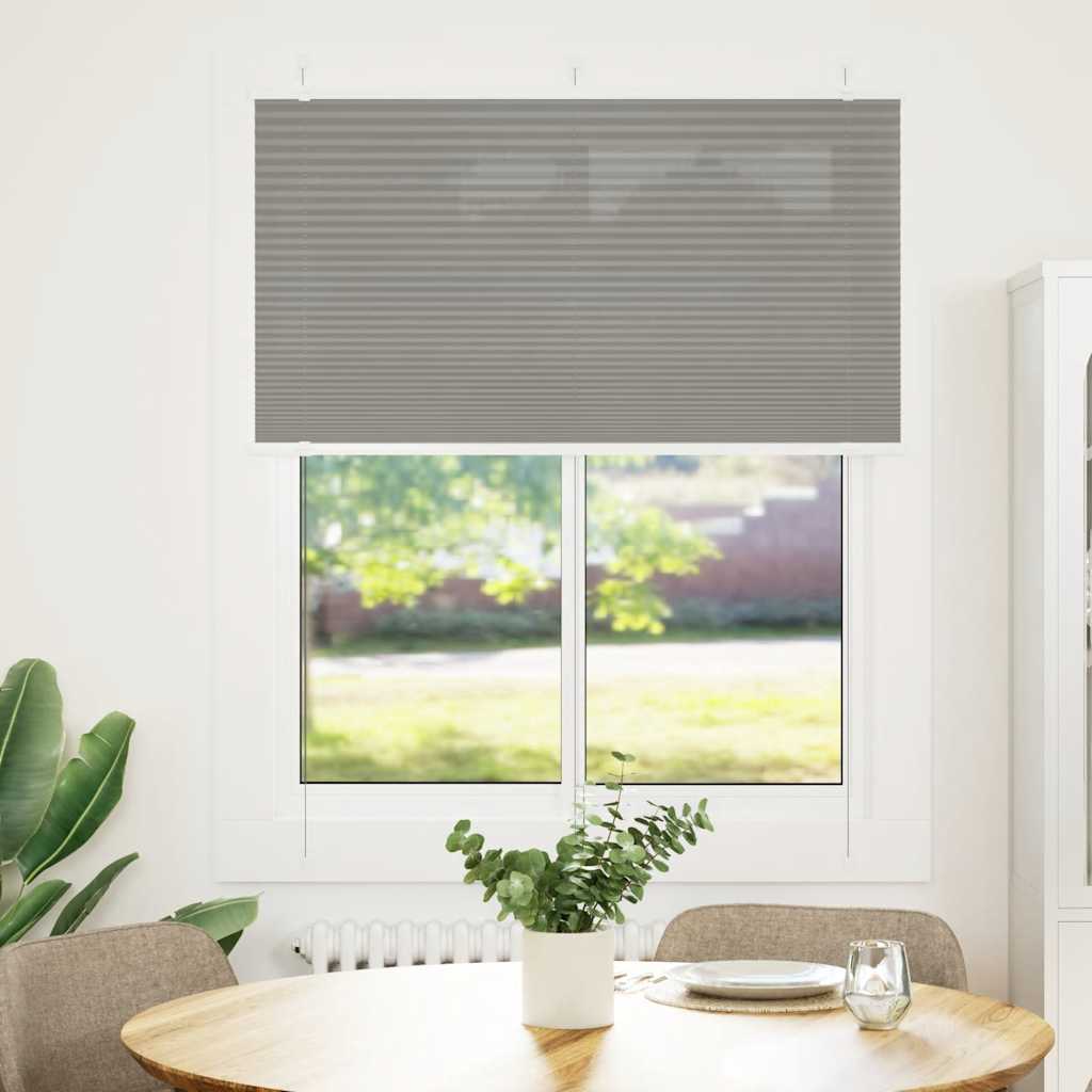 Vidaxx plisseret rullegardin 105x100 cm stofbredde 104,4 cm antracit