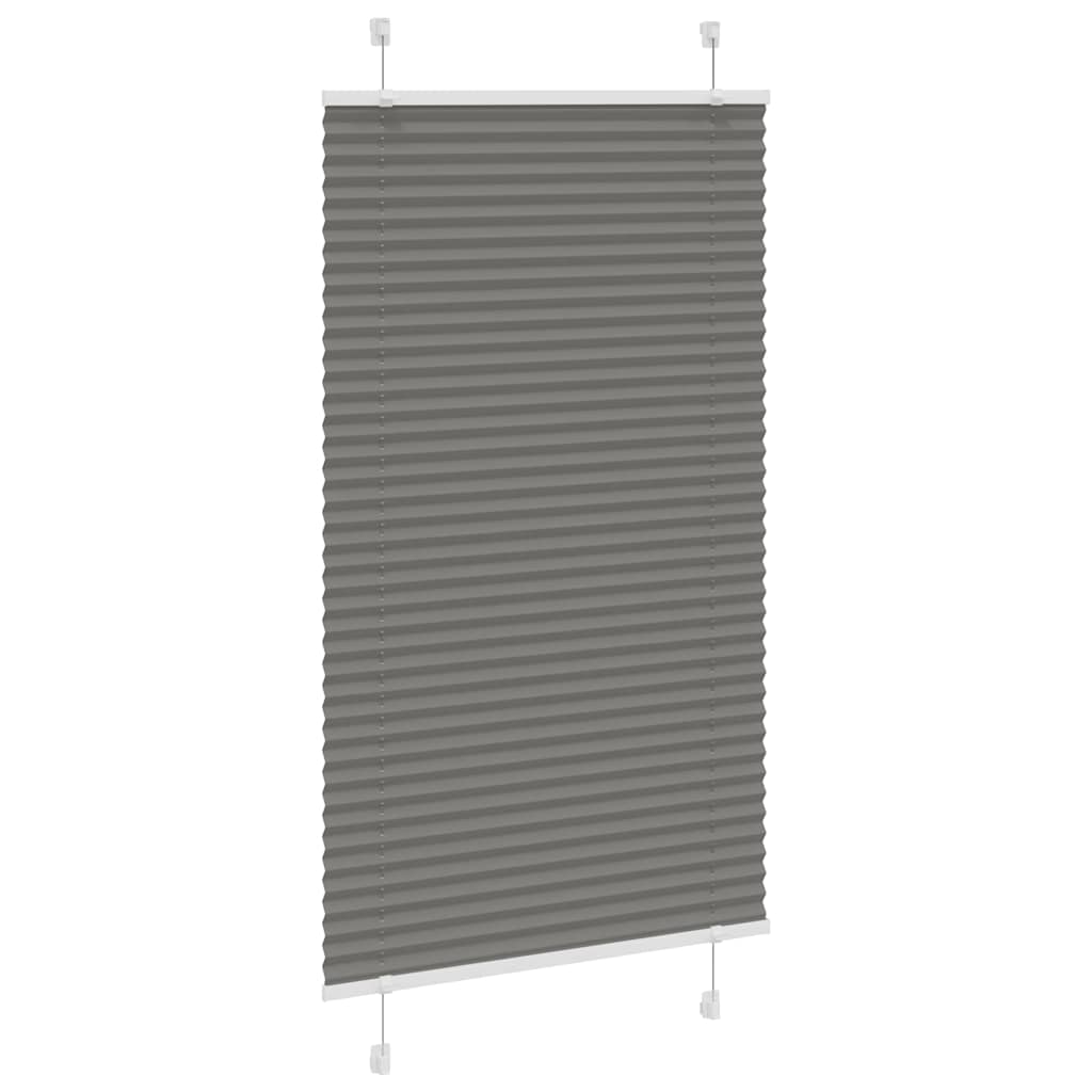 Vidaxx plisseret rullegardin 70x150 cm stofbredde 69,4 cm antracit