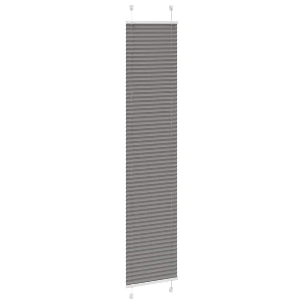 Vidaxl plissé rolgordijn 45x200 cm stofbreedte 44,4 cm antraciet