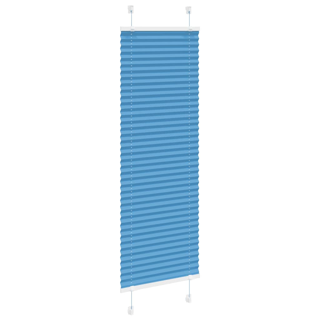 Vidaxl plissé rolgordijn 50x150 cm stofbreedte 49,4 cm polyester blauw