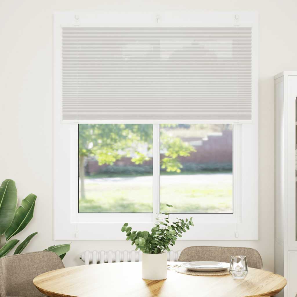 Vidaxl plissé rolgordijn 120x100 cm stofbreedte 119,4 cm polyester